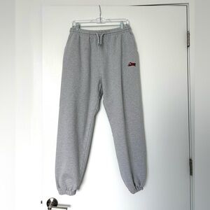 Icecream Gray Joggers with Red Logo